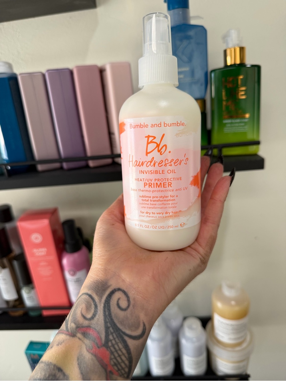 Hairdressers Invisible Oil Heat/UV Protectant Primer Spray